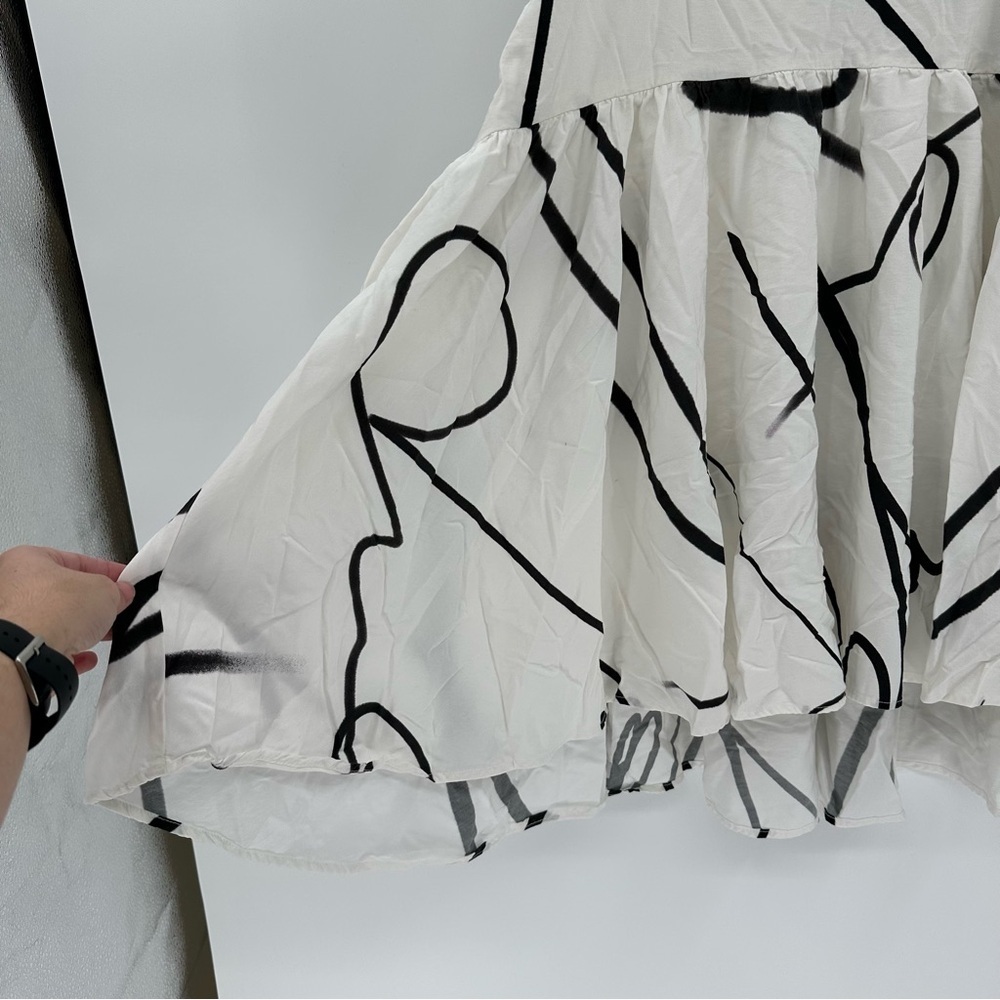 Lurdes Bergada Lagenlook Oversized High Low Art to Wear Tunic Dress Size Small - Picture 5 of 6